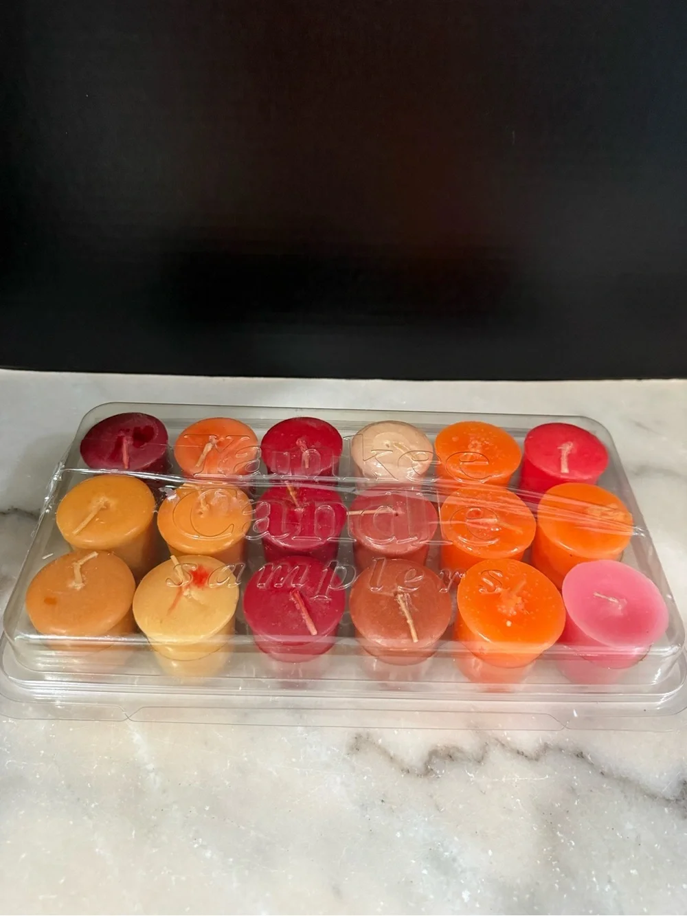 Lot of 18 Vintage Assorted Yankee Candle Votive Sampler 1.75oz  in Case
